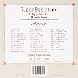 SuperBOBs L-Style 35 colours